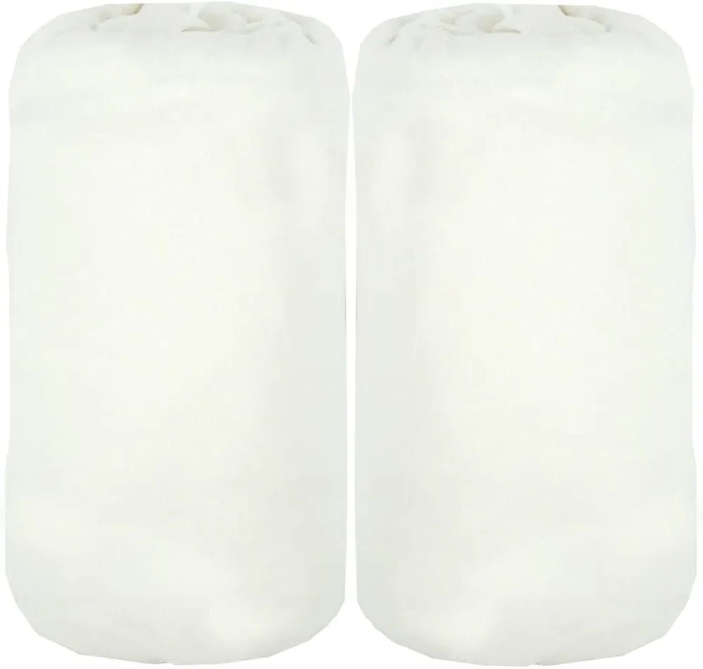 Draps Housse Bébé 100% Coton – Lot de 2 | 60×120 cm | Jersey Ultra Doux – Blanc Pur