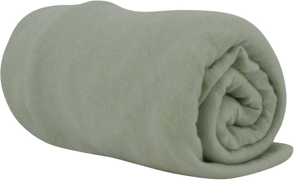 Draps Housse Bébé 100% Coton – Lot de 2 | 70×140 cm | Jersey Ultra Doux – Blanc/Vert