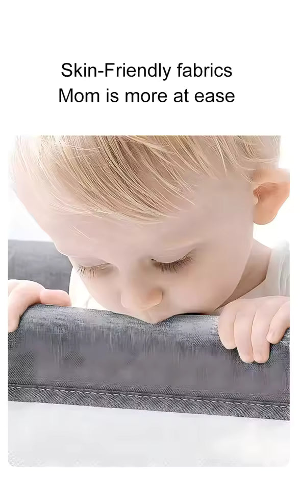 Berceau Bébé 3-en-1 – Berceau de chevet & Parc – Hauteur réglable