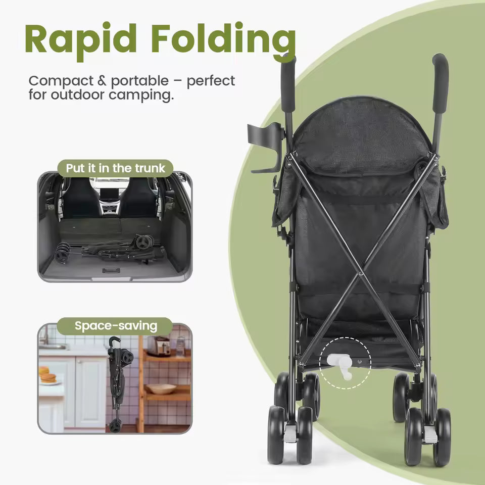 Poussette de Voyage Légère & Portable